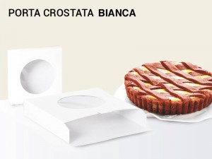 SCATOLE PORTA CROSTATA GENERICHE BIANCA